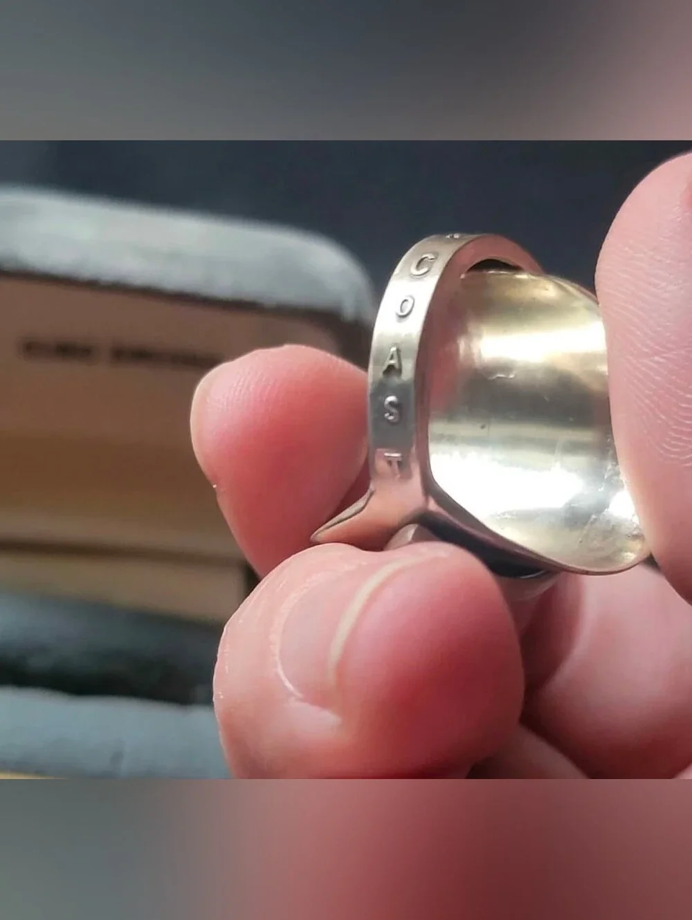 Sterling Silver | Oregon Coast | Spoon Ring | Size 8.